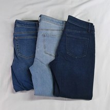 Lot 3 Talbots 4P Flawless 5 Pocket Slim Ankle Blue Stretch Denim Womens Jeans - £39.30 GBP