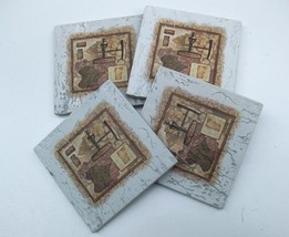 Set of Four Ambiance Coasters by Thirstystone, Aged to Perfection, New - $17.50
