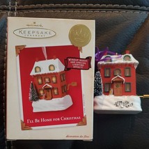 Vintage 2003 Hallmark I&#39;ll Be Home For Christmas Music Ornament Signed - £25.40 GBP