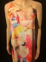 H&amp;M Women Dress Floral light  flowy lined  maxi multicolor sleeveless  Size 2 - £8.86 GBP