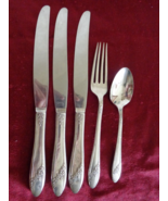 5 Pieces of Tudor Plate Oneida Community Silver-Plated Flatware. (#0086) - £18.33 GBP