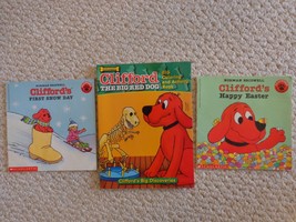 3 Clifford Books, 2 Readers &amp; 1 Coloring Book (#1408) - £12.78 GBP