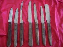 7 Piece Stainless Steel Cutlery Set consisting of paring knives, etc. (#0726) - £19.97 GBP