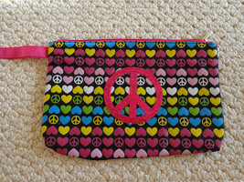 Clutch Purse with Peace Symbol (#1193) - $26.99