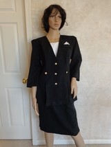 Greg Michael Black Ladies 2 PC. Suit Size 10 (#1658) - $32.99