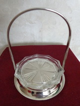 Leonard Silver Plate Coaster Holder (#0960). Made In Hong Kong - £10.17 GBP