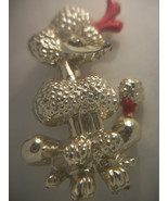 Poodle Pin/Brooch has 2 Red Bows adorning it (#0172) - $17.76 CAD