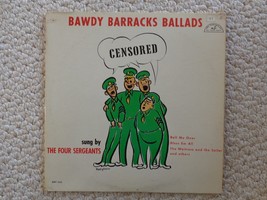 The Four Sergeants, Bawdy Barracks Ballads LP Album (#2287) ABC 245, 1958 - £16.50 GBP