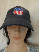Union Pacific Black Cap One Size Fits All by Apollo of USA. (#2422) - $25.99