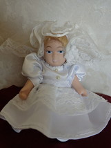 VERY CUTE WEDDING BRIDE IN A SATIN DRESS (#1072) - $12.99