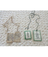 VINTAGE 2 HOLY VERY OLD SCAPULARS (#1024). - $265.80 MXN