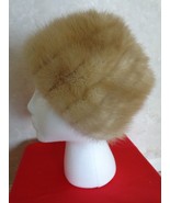 Vintage Blond Genuine Mink Full Size Hat (#0327). - £95.67 GBP