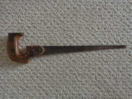 Vintage Keyhole Hand Saw with a Wooden Handle. (#2463) - $28.99