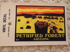 Vinyl Peel &amp; Stick Petrified Forest in Arizona Decal #A-6 (#0817) - £9.58 GBP