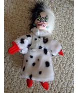 Cruella 9” Mini Bean Bag Toy, Mouseketoys (#1221) - £11.78 GBP