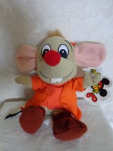 Walt Disney Jaq 7” Mini Bean Bag Toy, Mouseketoys (#1219) - £11.19 GBP