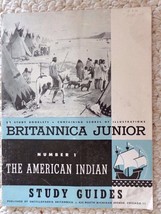 Vintage Britannica Junior No.1 The American Indian Study Guide (#1642) - £9.55 GBP