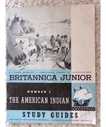 Vintage Britannica Junior No.1 The American Indian Study Guide (#1642) - £9.58 GBP