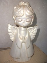Vintage Angel Statue Singing While Hands are Folded in Prayer (#0244) - £15.97 GBP