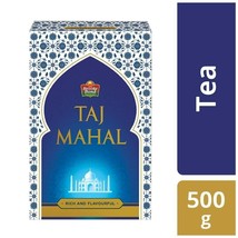 Taj Mahal Tea 500 grams Pack Rich Flavorful Chai Powdered Fresh Loose Tea Leaves - £16.82 GBP