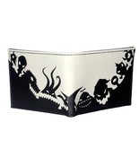 NEW NIGHTMARE BEFORE CHRISTMAS WALLET OOGIE BOOGIE BI FOLD MENS BLACK WH... - $392.44 MXN