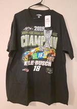 NWT Kyle Busch M&amp;M’s Champion Racing Racecar T Shirt 2XL  Black Nascar M... - $11.39