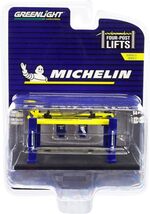 Adjustable Four-Post Lift Michelin Blue and Bright Yellow Four-Post Lift... - $279.55 MXN