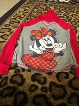 Disney Minnie Mouse Girls Graphic Long Sleeve Pajama Lounge Shirt Size XL - $30.75