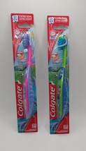 KIDS Colgate Extra Soft Toothbrushes Fun Colors For All Ages Lot Of 2 - £8.53 GBP