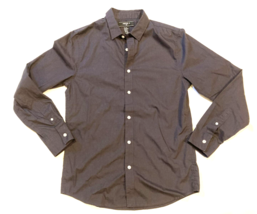 Forever 21 Button Up Shirt Mens XS Black Long Sleeve Casual Dress Shirt ... - £6.91 GBP