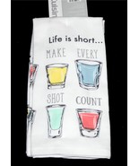 2 Cuisinart &quot;Life is short...MAKE EVERY SHOT COUNT&quot; Drinks Pique Kitchen... - $24.68 CAD