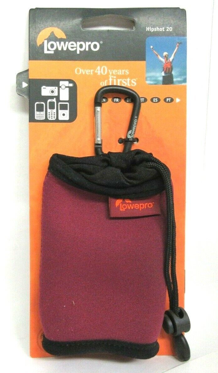 Lowepro Hipshot 20 Universal Case for Hand Held Devices - Purple / Cherry - $5.94