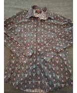 Rock &amp; Roll Denim Black Pearl Snap Shirt Modern Fit Western Rodeo Cowboy... - $641.96 MXN