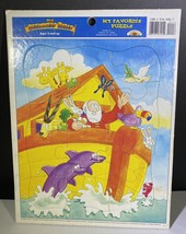 Vtg The Beginners Bible Frame Tray My Favorite Puzzle 12 Piece 1998 Noah’s Ark - £7.11 GBP