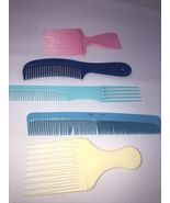 Vintage Hair Comb lot Goody, Pro1131&amp; Unbranded - $19.35