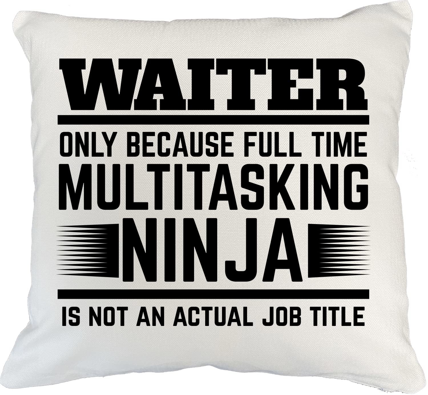 Make Your Mark Design Multitasking Ninja. Cool White Pillow Cover for Wa... - $24.74+
