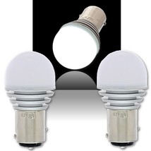 #1157 White LED 12V Park Tail Light Brake Stop Turn Signal Lamp Bulb PAIR 7.3 - £17.26 GBP