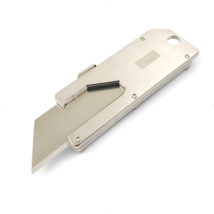 Pocket Utility Knife - Made of Stainless Steel - Small EDC Keychain Mini Tool - £12.65 GBP