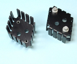 5pcs AAvid Aluminum Black Heatsink For TO-3 Devices,Transistors 48X36X19mm - £11.37 GBP