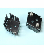 5pcs AAvid Aluminum Black Heatsink For TO-3 Devices,Transistors 48X36X19mm - $19.69 CAD