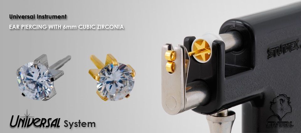 Studex Universal 24k gold plate ball R200 36 pairs Sterilized ear pierci... - $36.00