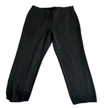 Vince Camuto Plus Size Black Stretch Pants Side Zip Straight Leg Women S... - $17.77