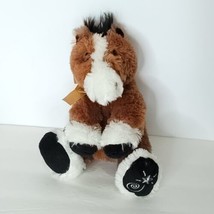 Russ Shining Stars HORSE Plush Stuffed Animal No Code Brown Clydesdale 10&quot; - £15.81 GBP