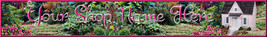 Summer Cottage website custom created banner SC2a - $7.00
