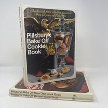 Lot of 3 Pillsbury Bake Off Hardcover Dessert Main Dish Cookie 1971 Illustrated - £11.07 GBP