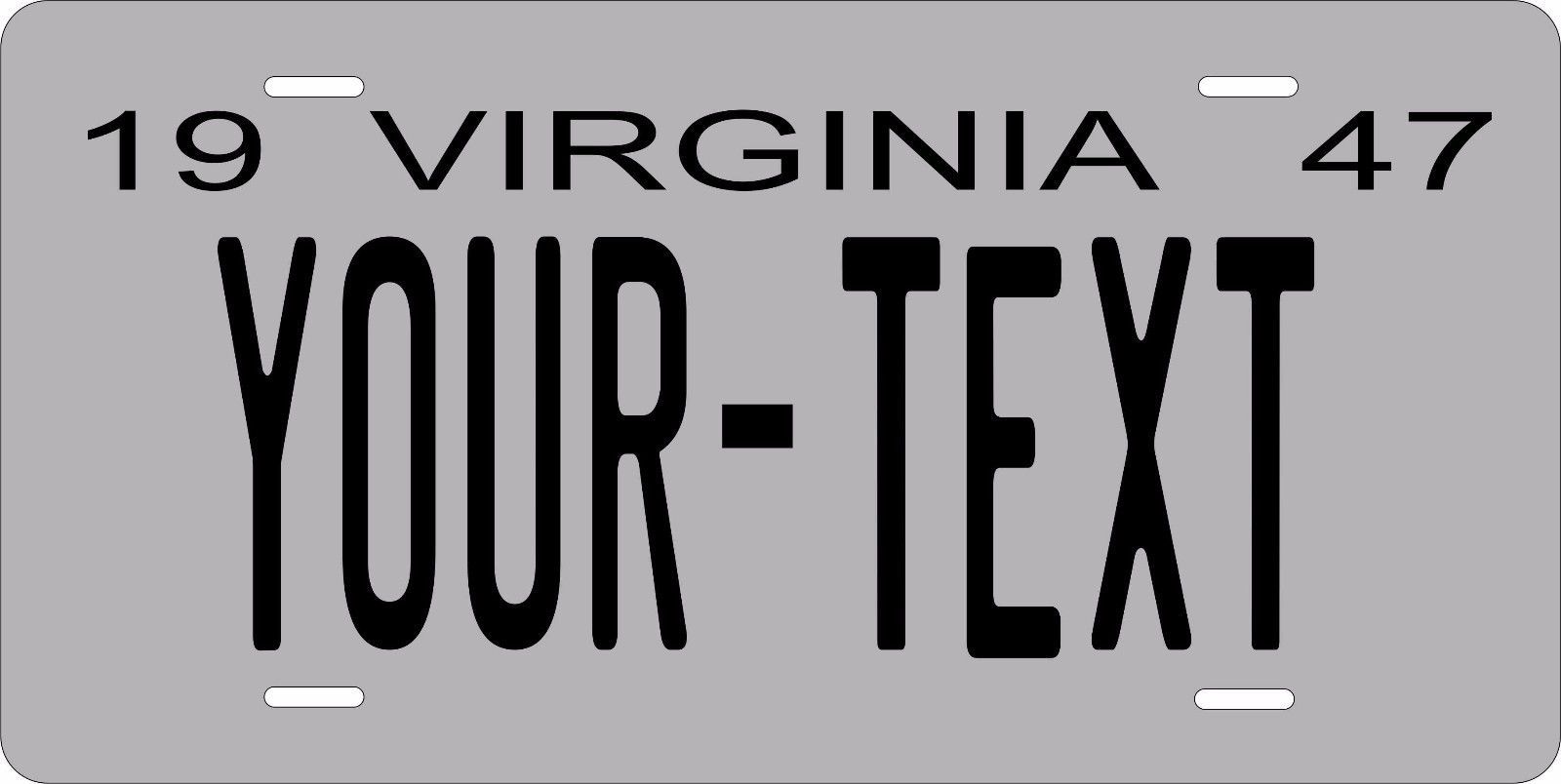 Virginia 1947 License Plate Personalized Custom Auto Bike Motorcycle Moped Tag - $10.99 - $18.22