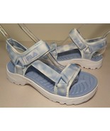Fila Size 10 M ANDROS Tie Dye Blue White Sport Sandals New Women&#39;s Shoes - £41.81 GBP