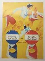 1952 Leechburg Blue Devils PA vs Springdale PA High School Football Prog... - £9.43 GBP
