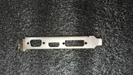 Dell Lenovo HP PCI Bracket Video Graphics Card DVI HDMI VGA Port Full he... - $1.77