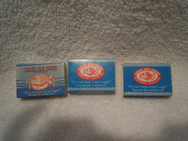 Restaurant Match Books Legal Sea Foods Massachusetts - $133.06 MXN